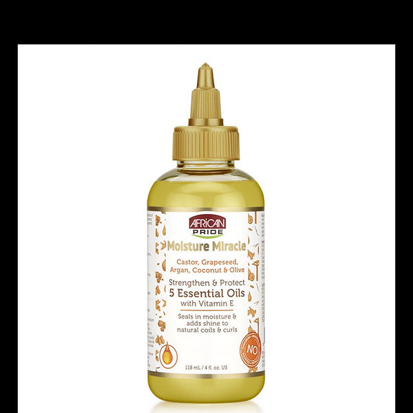 African Pride Moisture Miracle 5 Essential Oils 118ml