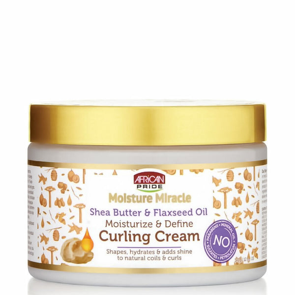 Crema African Pride Moisture Miracle Shea Butter & Flaxseed Oil Curling Cream 340g