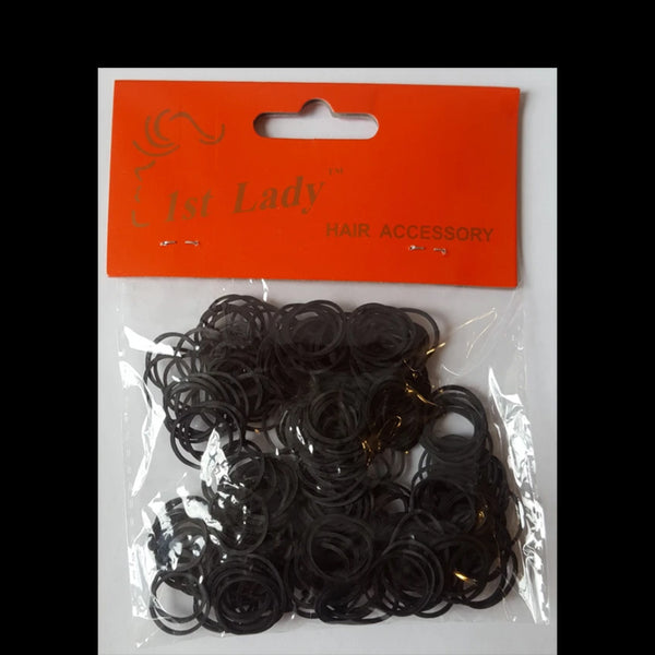 Black Rubber Elastic Bands