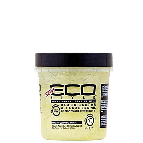 EcoStyle Gel Black Castor & Flaxseed Oil 236ml